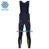 Fietskleding (Fietsshirt Lange Mouw + Lange Koersbroek) 2022 Ronde van Frankrijk Winter Thermal Fleece - Donkerblauw